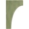 Ekena Millwork 1 3/4"W x 6"D x 10"H Clarksville Wood Vintage Decor Bracket, Restoration Green BKTWD02X06X10CVGR - alternate 3